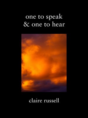 cover image of one to speak & one to hear
